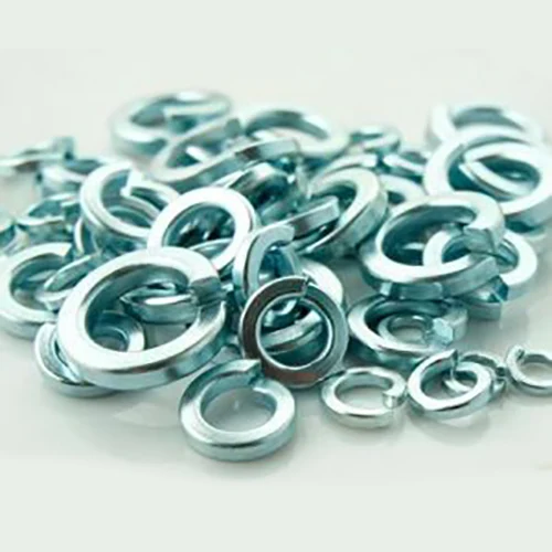 White Zinc Plated Spring Washer DIN127 128